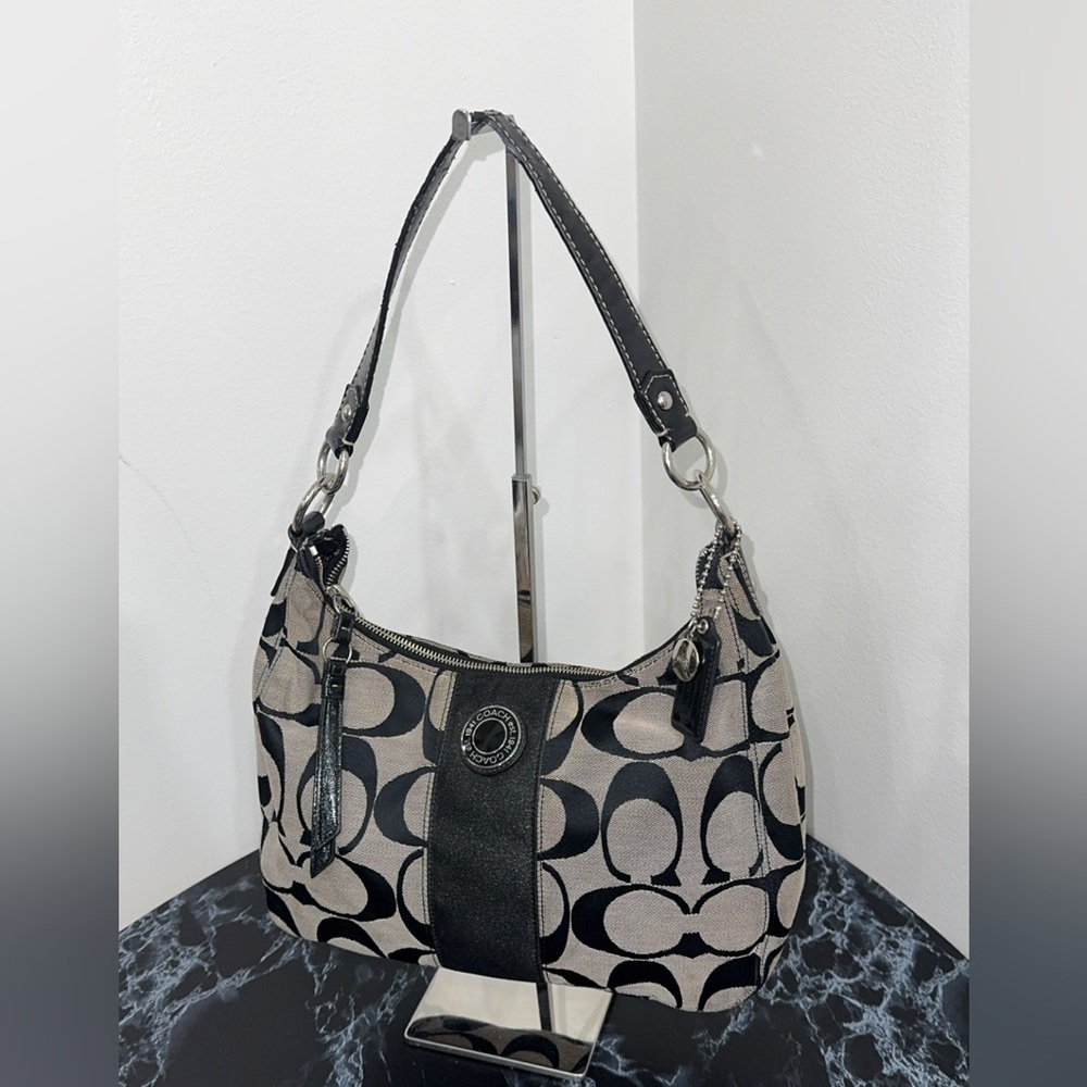 Signature Black and Gray Women's Bag - Picture 4 of 16